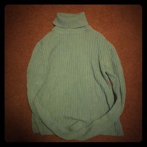 Light blue Tomfoolery turtle neck sweater, size S